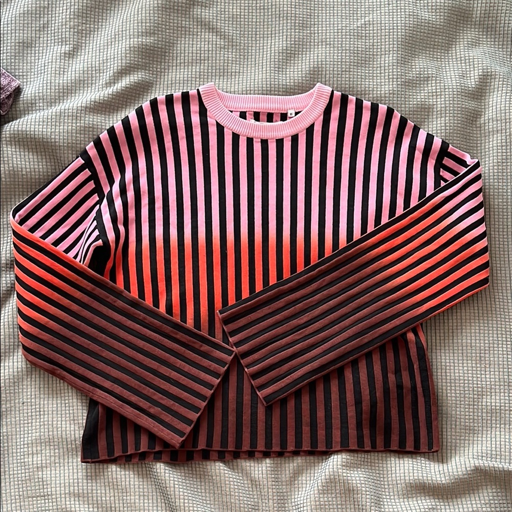 Opening Ceremony ombre Striped Top